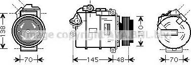 Ava Quality Cooling BW K348 - Kompresor, klima-Uređaj www.molydon.hr