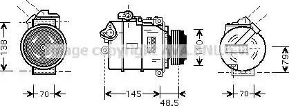 Ava Quality Cooling BW K309 - Kompresor, klima-Uređaj www.molydon.hr