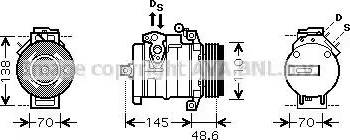 Ava Quality Cooling BW K334 - Kompresor, klima-Uređaj www.molydon.hr