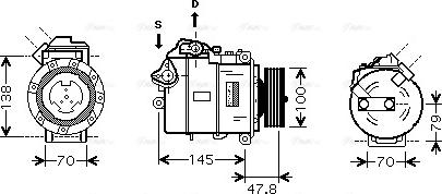 Ava Quality Cooling BW K331 - Kompresor, klima-Uređaj www.molydon.hr