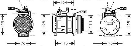 Ava Quality Cooling BW K231 - Kompresor, klima-Uređaj www.molydon.hr