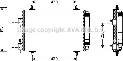 Ava Quality Cooling CN5192D - Kondenzator, klima-Uređaj www.molydon.hr