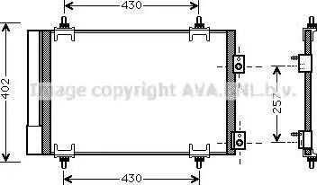 Ava Quality Cooling CN5283D - Kondenzator, klima-Uređaj www.molydon.hr