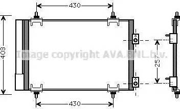 Ava Quality Cooling CN5231D - Kondenzator, klima-Uređaj www.molydon.hr