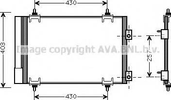 Ava Quality Cooling CN 5231 - Kondenzator, klima-Uređaj www.molydon.hr