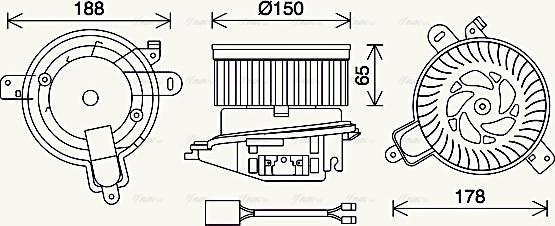 Ava Quality Cooling CN8509 - Ventilator kabine/unutrasnjeg prostora www.molydon.hr