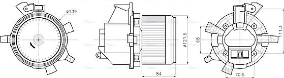 Ava Quality Cooling CN8342 - Ventilator kabine/unutrasnjeg prostora www.molydon.hr