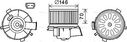 Ava Quality Cooling CN8304 - Ventilator kabine/unutrasnjeg prostora www.molydon.hr