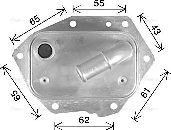 Ava Quality Cooling CN3326 - Uljni hladnjak, ulje za motor www.molydon.hr