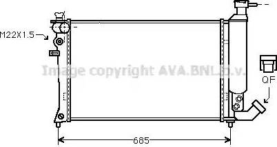 Ava Quality Cooling CN 2062 - Hladnjak, hladjenje motora www.molydon.hr