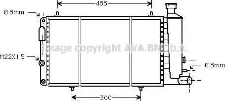 Ava Quality Cooling CN 2033 - Hladnjak, hladjenje motora www.molydon.hr