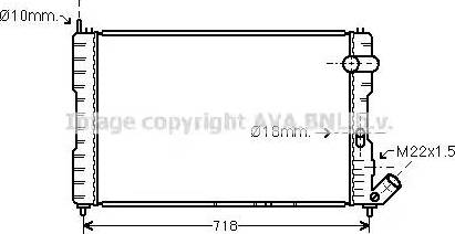 Ava Quality Cooling CN 2037 - Hladnjak, hladjenje motora www.molydon.hr