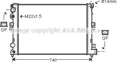 Ava Quality Cooling CN 2079 - Hladnjak, hladjenje motora www.molydon.hr