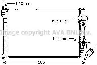 Ava Quality Cooling CN 2071 - Hladnjak, hladjenje motora www.molydon.hr