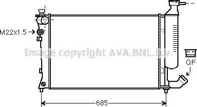 Ava Quality Cooling CN 2155 - Hladnjak, hladjenje motora www.molydon.hr