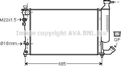 Ava Quality Cooling CN 2156 - Hladnjak, hladjenje motora www.molydon.hr