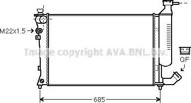 Ava Quality Cooling CN 2157 - Hladnjak, hladjenje motora www.molydon.hr