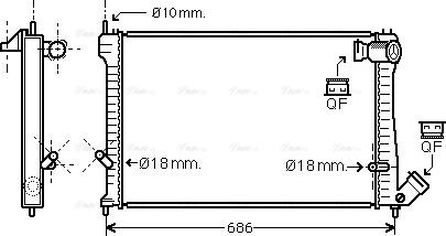 Ava Quality Cooling CN 2165 - Hladnjak, hladjenje motora www.molydon.hr