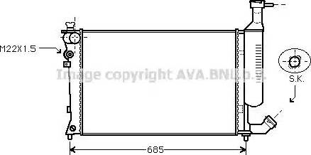 Ava Quality Cooling CN 2168 - Hladnjak, hladjenje motora www.molydon.hr