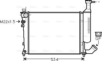 Ava Quality Cooling CN 2167 - Hladnjak, hladjenje motora www.molydon.hr