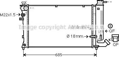 Ava Quality Cooling CN 2114 - Hladnjak, hladjenje motora www.molydon.hr