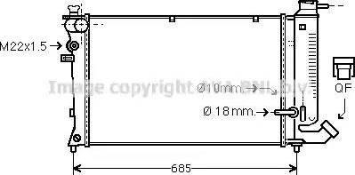 Ava Quality Cooling CN 2110 - Hladnjak, hladjenje motora www.molydon.hr