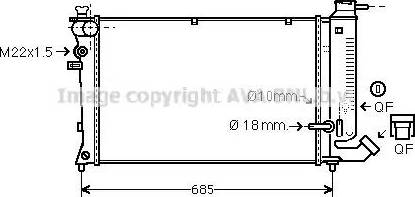 Ava Quality Cooling CN 2111 - Hladnjak, hladjenje motora www.molydon.hr