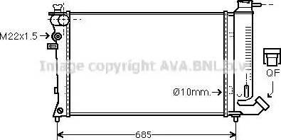 Ava Quality Cooling CN 2112 - Hladnjak, hladjenje motora www.molydon.hr