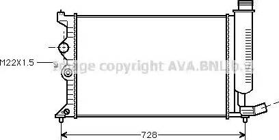 Ava Quality Cooling CN 2181 - Hladnjak, hladjenje motora www.molydon.hr