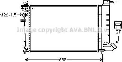 Ava Quality Cooling CN 2135 - Hladnjak, hladjenje motora www.molydon.hr