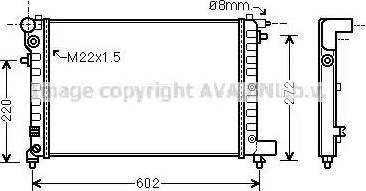 Ava Quality Cooling CN 2120 - Hladnjak, hladjenje motora www.molydon.hr