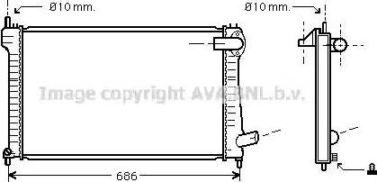 Ava Quality Cooling CN 2171 - Hladnjak, hladjenje motora www.molydon.hr