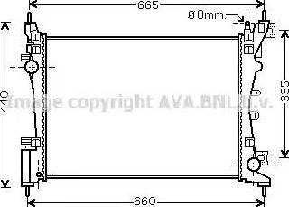 Ava Quality Cooling CN 2261 - Hladnjak, hladjenje motora www.molydon.hr