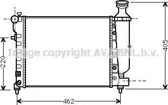 Ava Quality Cooling CN 2206 - Hladnjak, hladjenje motora www.molydon.hr