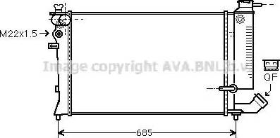 Ava Quality Cooling CN 2200 - Hladnjak, hladjenje motora www.molydon.hr