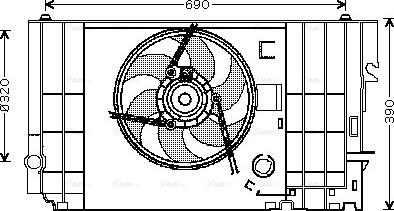 Ava Quality Cooling CN 7546 - Ventilator, hladjenje motora www.molydon.hr
