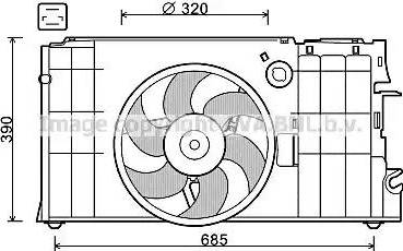 Ava Quality Cooling CN 7548 - Ventilator, hladjenje motora www.molydon.hr