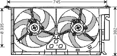 Ava Quality Cooling CN 7543 - Ventilator, hladjenje motora www.molydon.hr