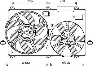 Ava Quality Cooling CN7554 - Ventilator, hladjenje motora www.molydon.hr