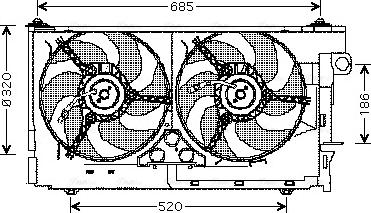 Ava Quality Cooling CN 7516 - Ventilator, hladjenje motora www.molydon.hr