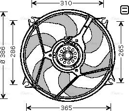 Ava Quality Cooling CN 7530 - Ventilator, hladjenje motora www.molydon.hr