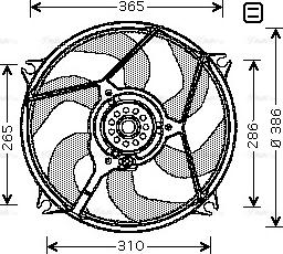 Ava Quality Cooling CN 7529 - Ventilator, hladjenje motora www.molydon.hr