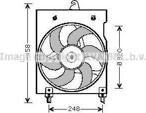 Ava Quality Cooling CN 7524 - Ventilator, hladjenje motora www.molydon.hr