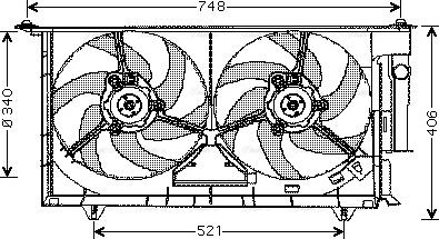 Ava Quality Cooling CN 7525 - Ventilator, hladjenje motora www.molydon.hr