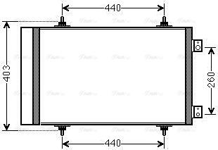 Ava Quality Cooling CNA5263D - Kondenzator, klima-Uređaj www.molydon.hr