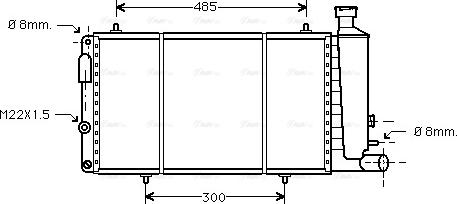 Ava Quality Cooling CNA2033 - Hladnjak, hladjenje motora www.molydon.hr