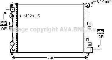 Valeo 731163 - Hladnjak, hladjenje motora www.molydon.hr