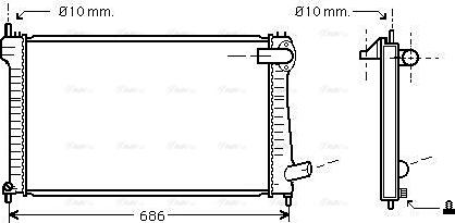 Ava Quality Cooling CNA2171 - Hladnjak, hladjenje motora www.molydon.hr