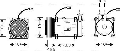 Ava Quality Cooling CNAK030 - Kompresor, klima-Uređaj www.molydon.hr