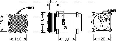 Ava Quality Cooling CNAK158 - Kompresor, klima-Uređaj www.molydon.hr